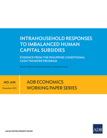 Intrahousehold responses to imbalanced human capital subsidies evidence from the Philippine conditional cash transfer program.