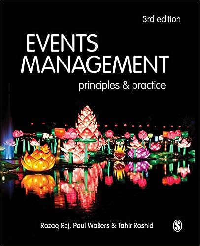 Events management principles and practice