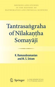 Tantrasangraha of Nīlakantha Somayājī