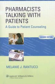 Pharmacists talking with patients a guide to patient counseling