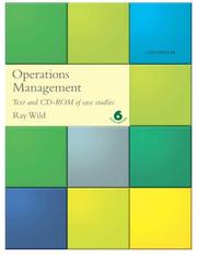 Operations management text and CDROM