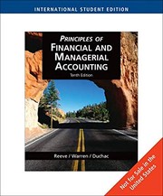 Principles of financial and managerial accounting