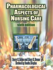 Pharmacological aspects of nursing care