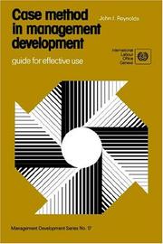 Case method in management development guide for effective use