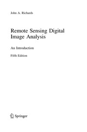 Remote sensing digital image analysis an introduction