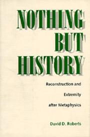 Nothing but history reconstruction and extremity after metaphysics