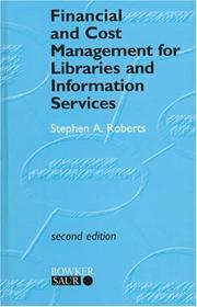 Financial and cost management for libraries and information services