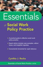 Essentials of social work policy practice