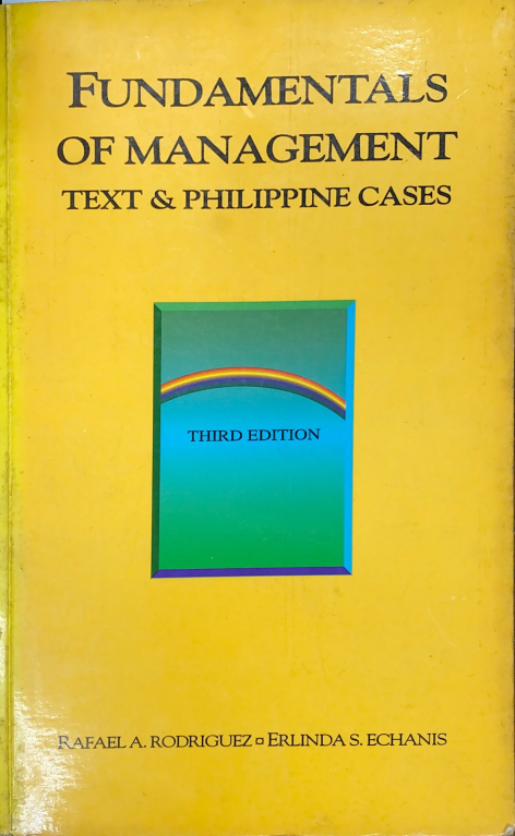 Fundamentals of management text and Philippine cases