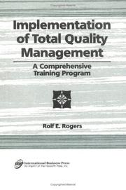 Implementation of total quality management a comprehensive training program