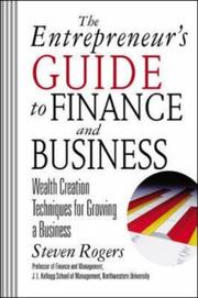 The entrepreneur's guide to finance and business wealth creation techniques for growing a business