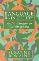 Language in society an introduction to sociolinguistics