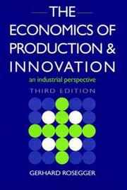 The economics of production and innovation an industrial perspective