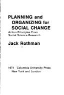 Planning and organizing for social change action principles from social science research.