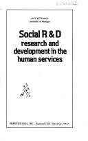 Social R & D research and development in the human services