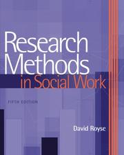 Research methods in social work