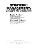 Strategic management concepts and experiences