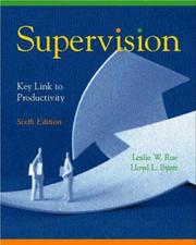 Supervisory key link to productivity