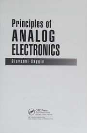Principles of analog electronics