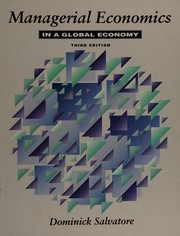 Managerial economics in a global economy