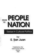 From people to nation essays in cultural politics