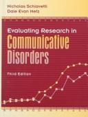Evaluating research in communicative disorders