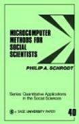 Microcomputer methods for social scientists