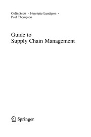 Guide to Supply Chain Management