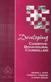 Developing cognitive-behavioural counselling