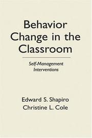 Behavior change in the classroom self-management interventions