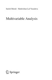 Multivariable analysis