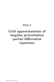 Difference methods for singular perturbation problems