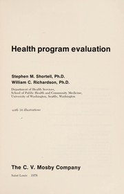 Health program evaluation