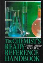 The chemist's ready reference handbook
