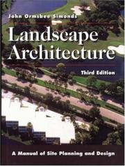 Landscape architecture a manual of site planning and design