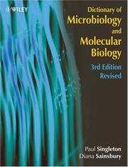 Dictionary of microbiology and molecular biology