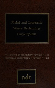 Metal and inorganic waste reclaiming encyclopedia