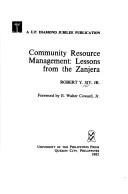 Community resource management lessons from the Zanjera