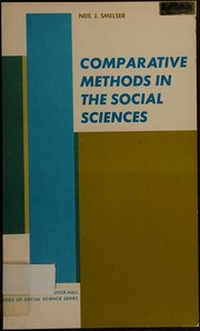 Comparative methods in the social sciences