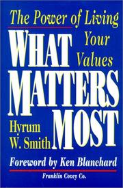 What matters most the power of living your values