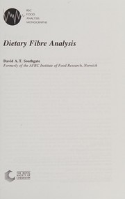 Dietary fibre analysis.