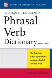 McGraw-Hill's essential phrasal verb dictionary