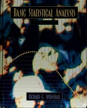 Basic statistical analysis