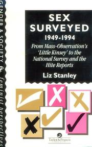 Sex surveyed, 1949-1994 from Mass-Observation's "Little Kinsey" to the national survey and the Hite reports