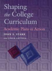 Shaping the college curriculum academic plans in action