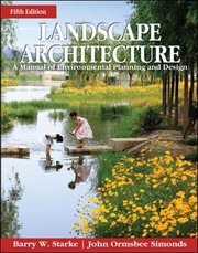 Landscape architecture a manual of environmental planning and design