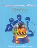 Business, government, and society a managerial perspective : text and cases