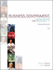 Business, government, and society a managerial perspective