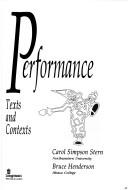 Performance texts and contexts