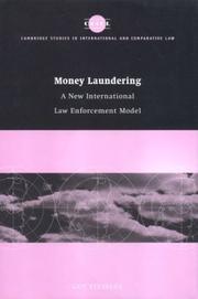 Money laundering a new international law enforcement model